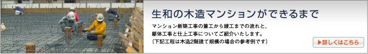 生和の木造マンションができるまで