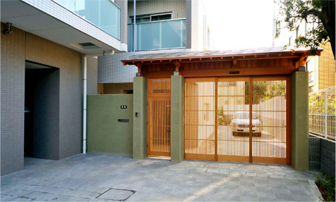 エスポアール蘆花公園　数寄屋門