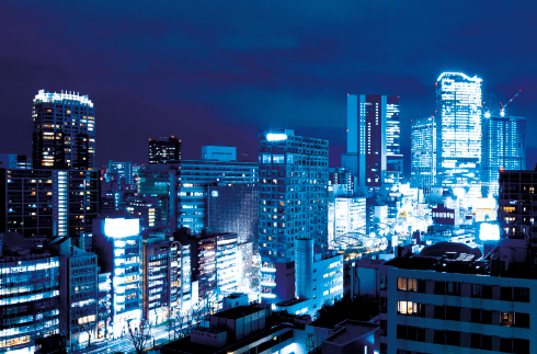 テアトル神南　夜景