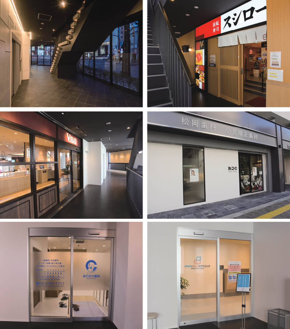 クロッシング江坂／ラ ヴィ ベール 江坂　商業ビル